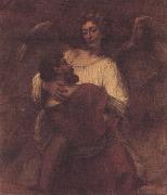REMBRANDT Harmenszoon van Rijn Facob wrestling with the angel (mk33) Germany oil painting artist